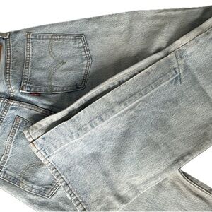 Light Wash Levi's Ribcage Flare Jeans